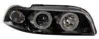 Fari anteriori Angel Eyes Black - Fiat Punto