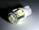 Coppia Led SMD T10, W5W a 5 Led Ultraluminosi - Colore Bianco