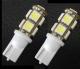 Coppia lampade T10 W5W a 9 Led SMD - Bianco