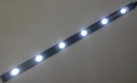 Barra In Alluminio Ultra Slim da 6 Power Led Bianco Freddo Mod. Nero