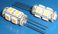 Lampada G4 con 9 Led SMD 5050 12V Bianco Caldo