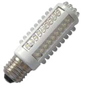 Lampada a 66 Led attacco E27 66DF6 Bianco Freddo