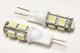 Lampada G4 con 9 Led SMD 5050 12V Bianco Freddo