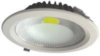 Faro Incasso Led 30W COB 4000K Bianco Naturale D.230 Foro 200